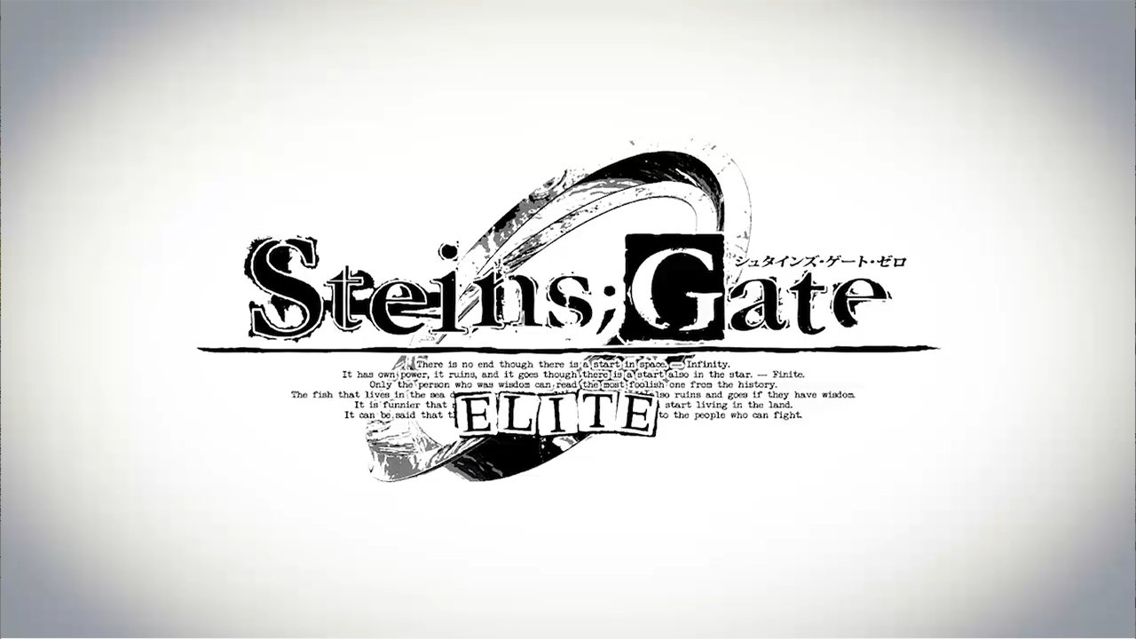Steins Gate 0 Elite Officially Announced Kiri Kiri Basara