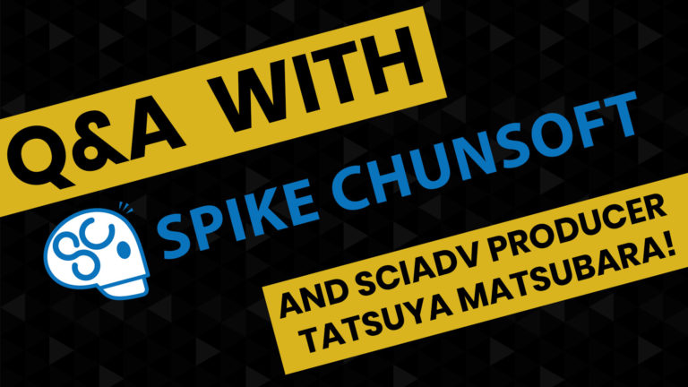 Read more about the article Submit your question for an upcoming Q&A with Spike Chunsoft, Inc. and SciADV producer Tatsuya Matsubara! [CLOSED]