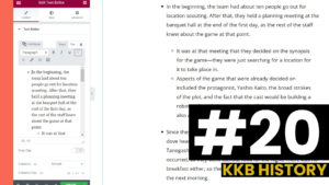 Read more about the article KKB History #20: Translating, summarizing, and formatting interviews and streams