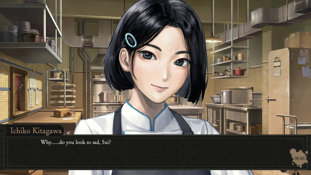 Incredible dissonance between art and dialogue.