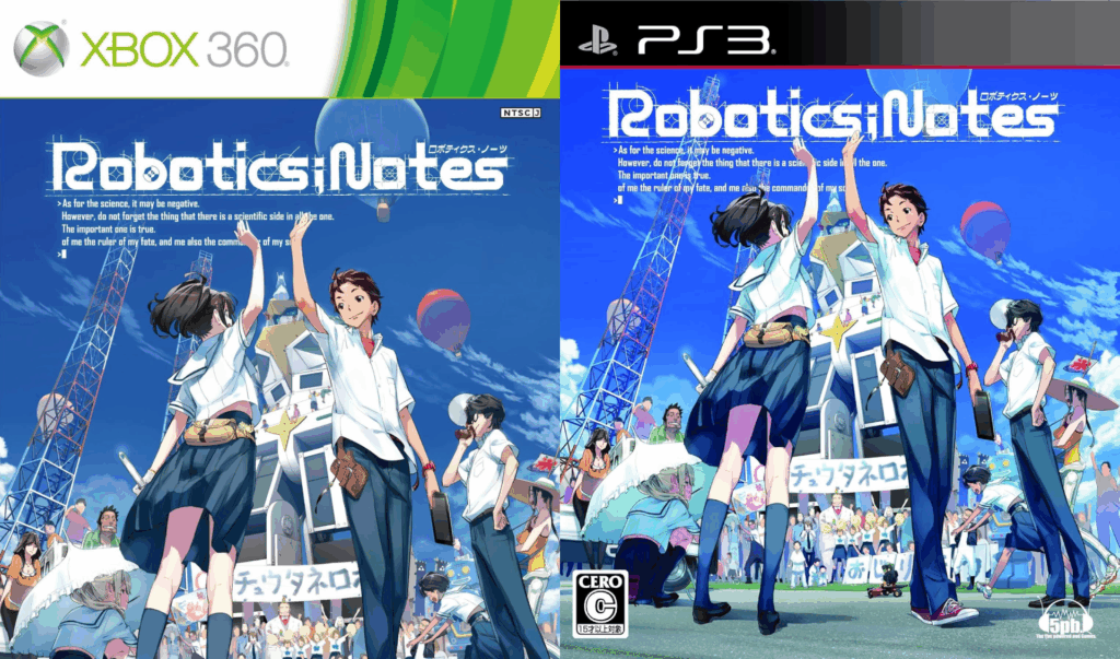 Robotics;Notes Xbox 360 and PS3 Covers