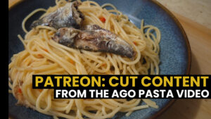 Read more about the article Cut content from the Ago pasta video