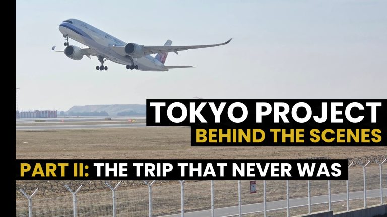 Read more about the article Behind the scenes of the Tokyo Project Part II: The trip that never was